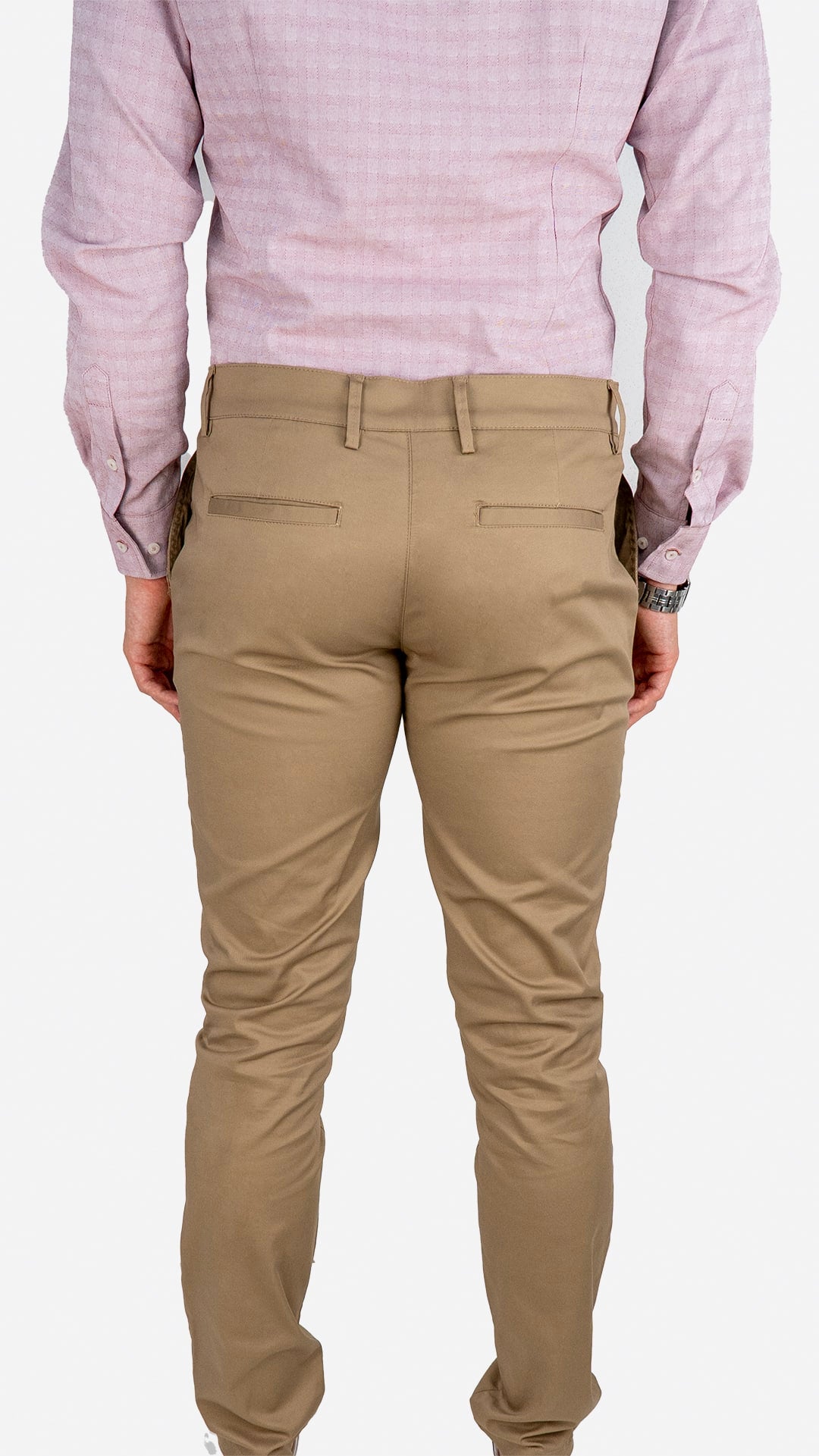 Calça de sarja camel