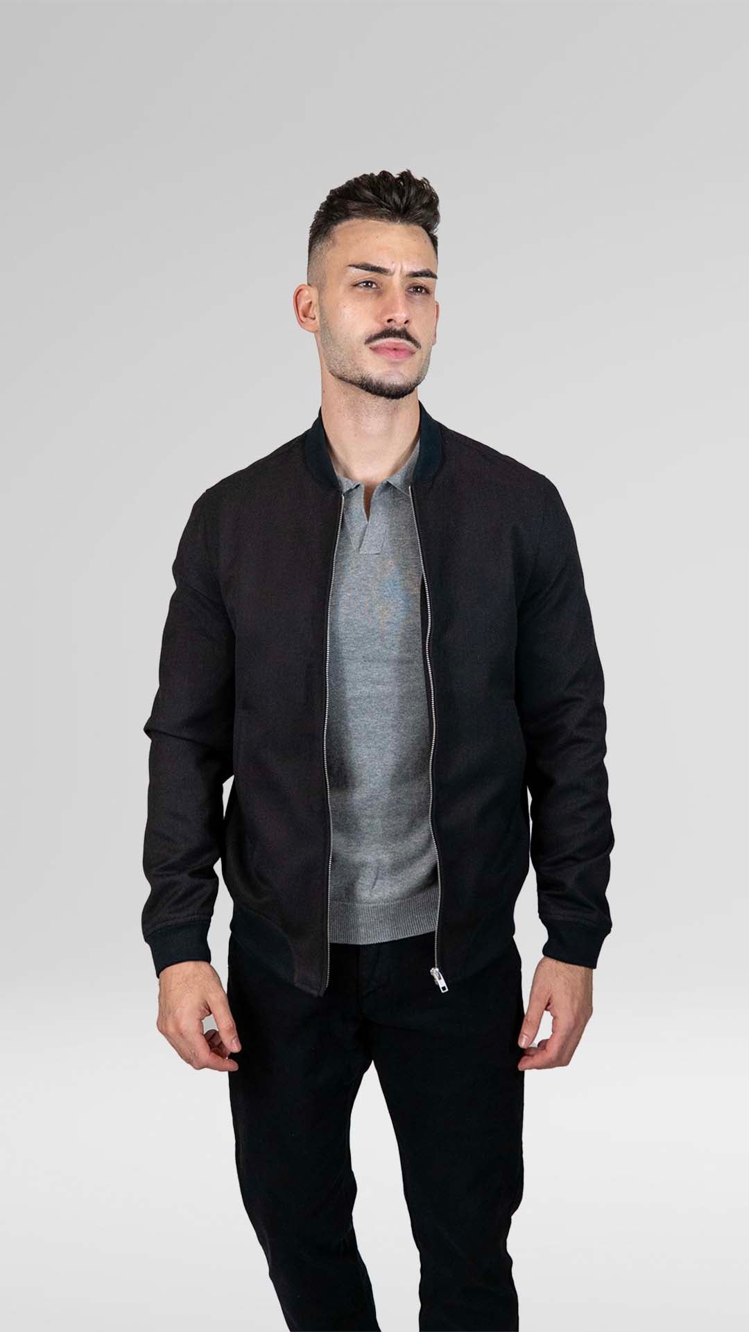 Bomber Básico Preto
