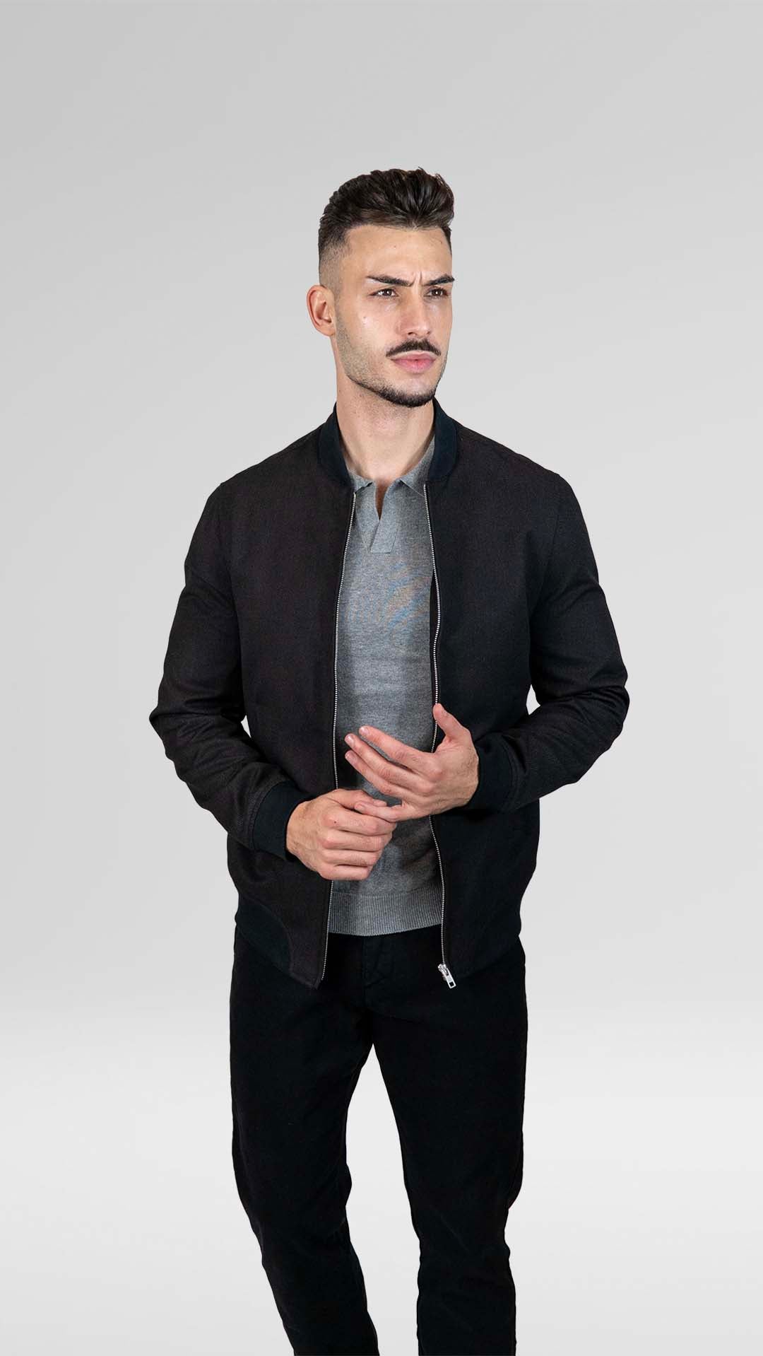 Bomber Básico Preto