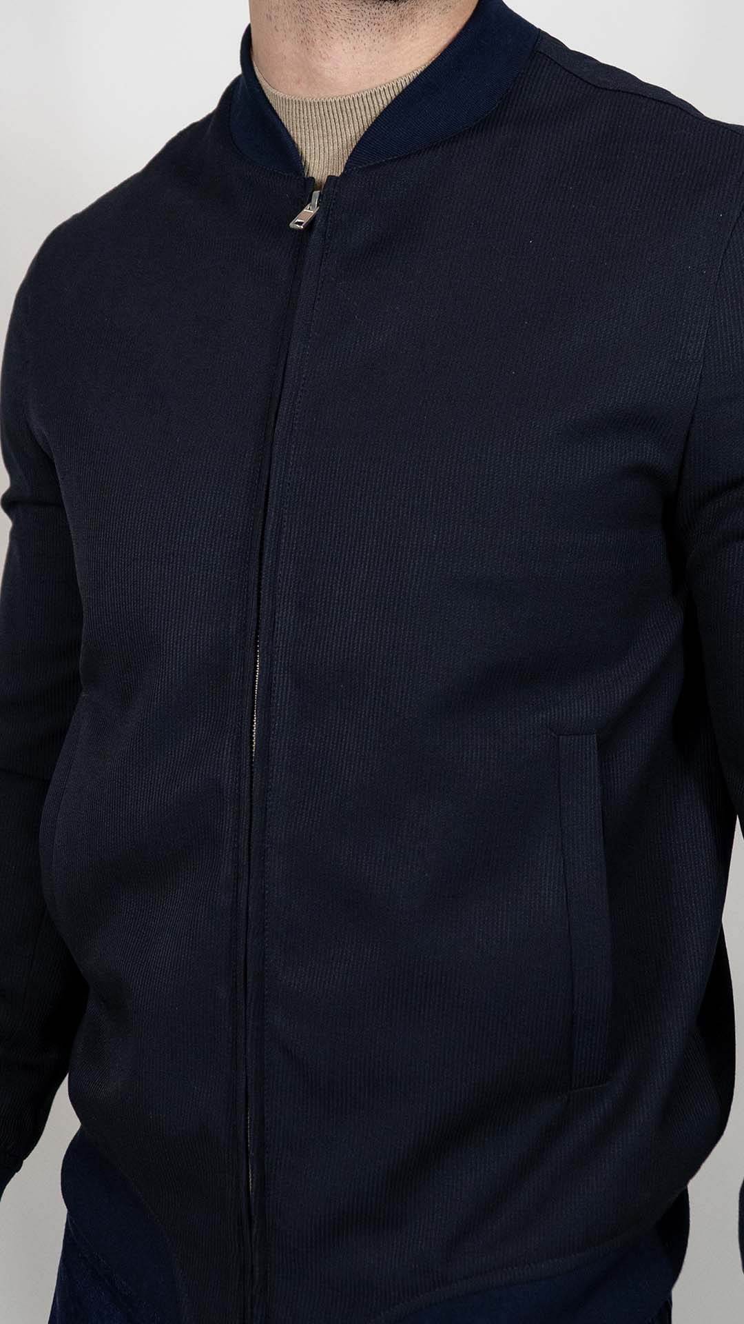 Bomber Básico Azul