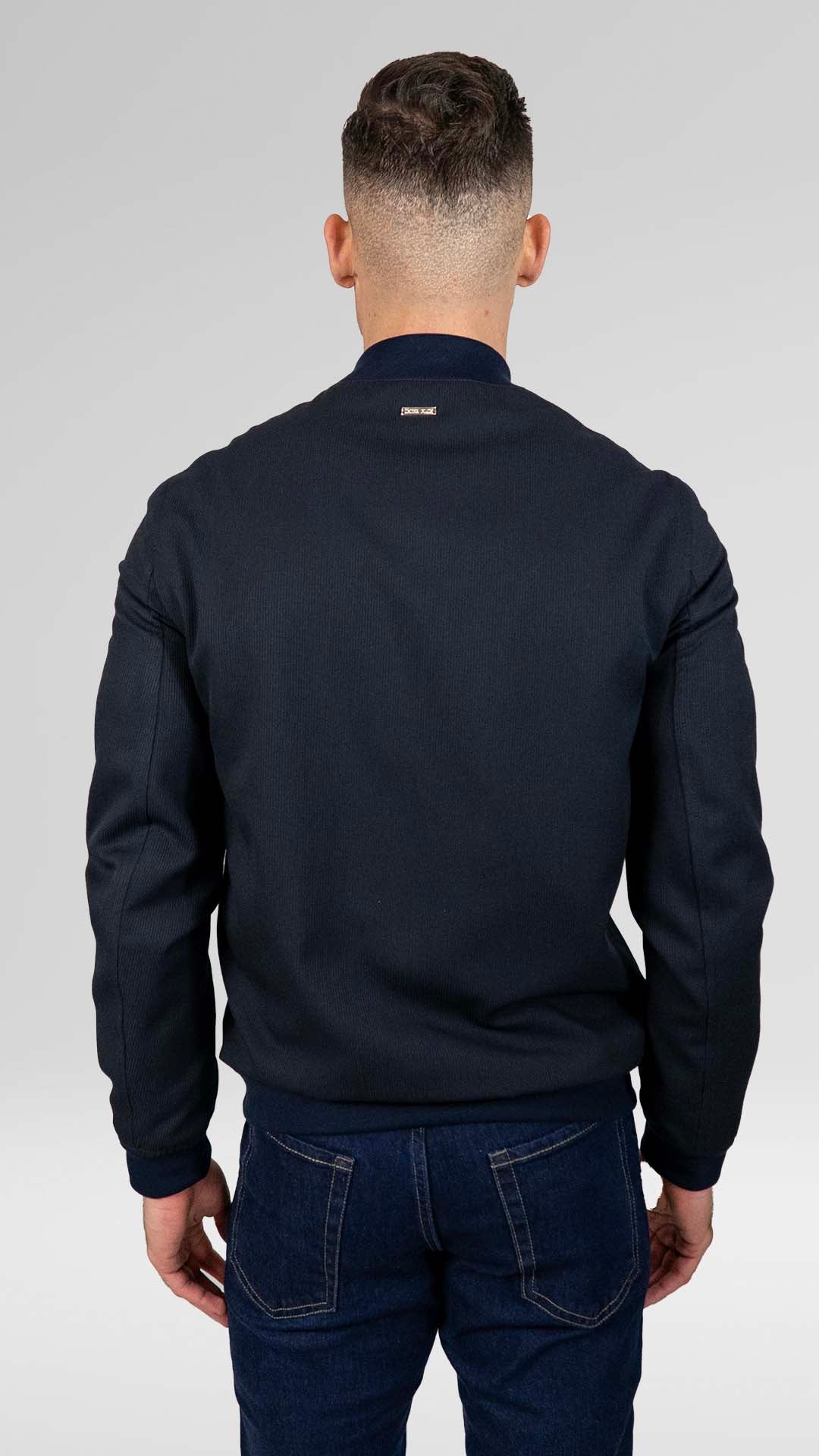 Bomber Básico Azul