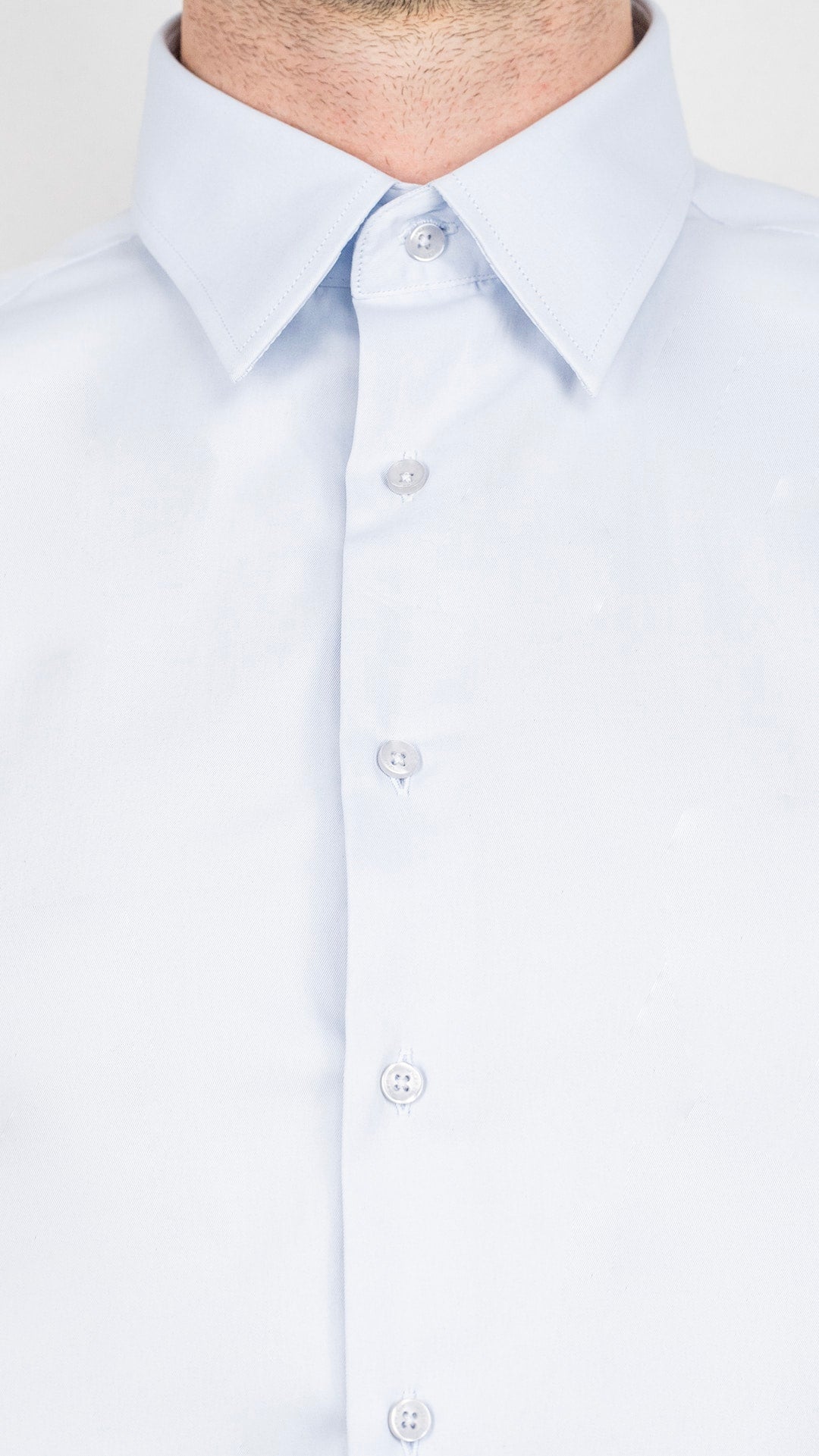 Camisa Clássica Regular Azul Claro