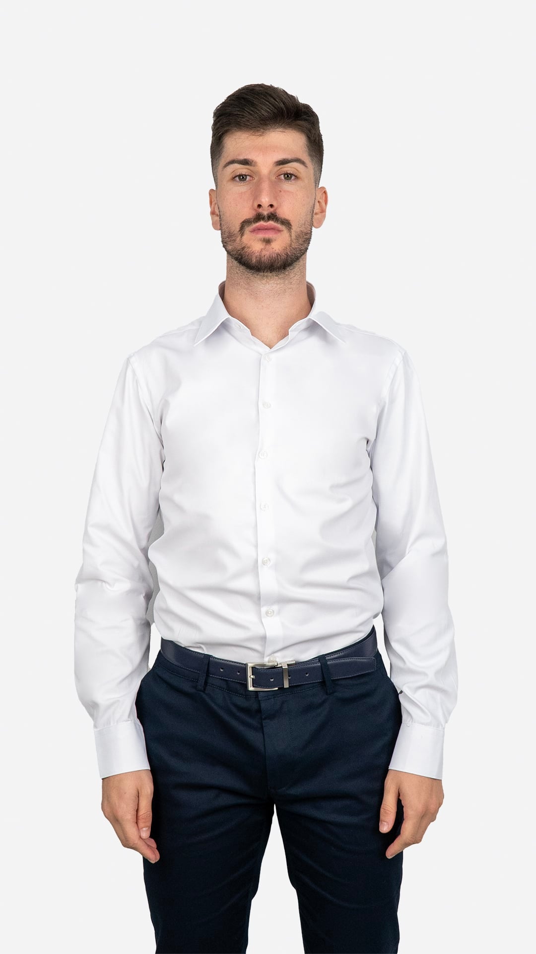 Camisa Clássica Slim Fit Branca