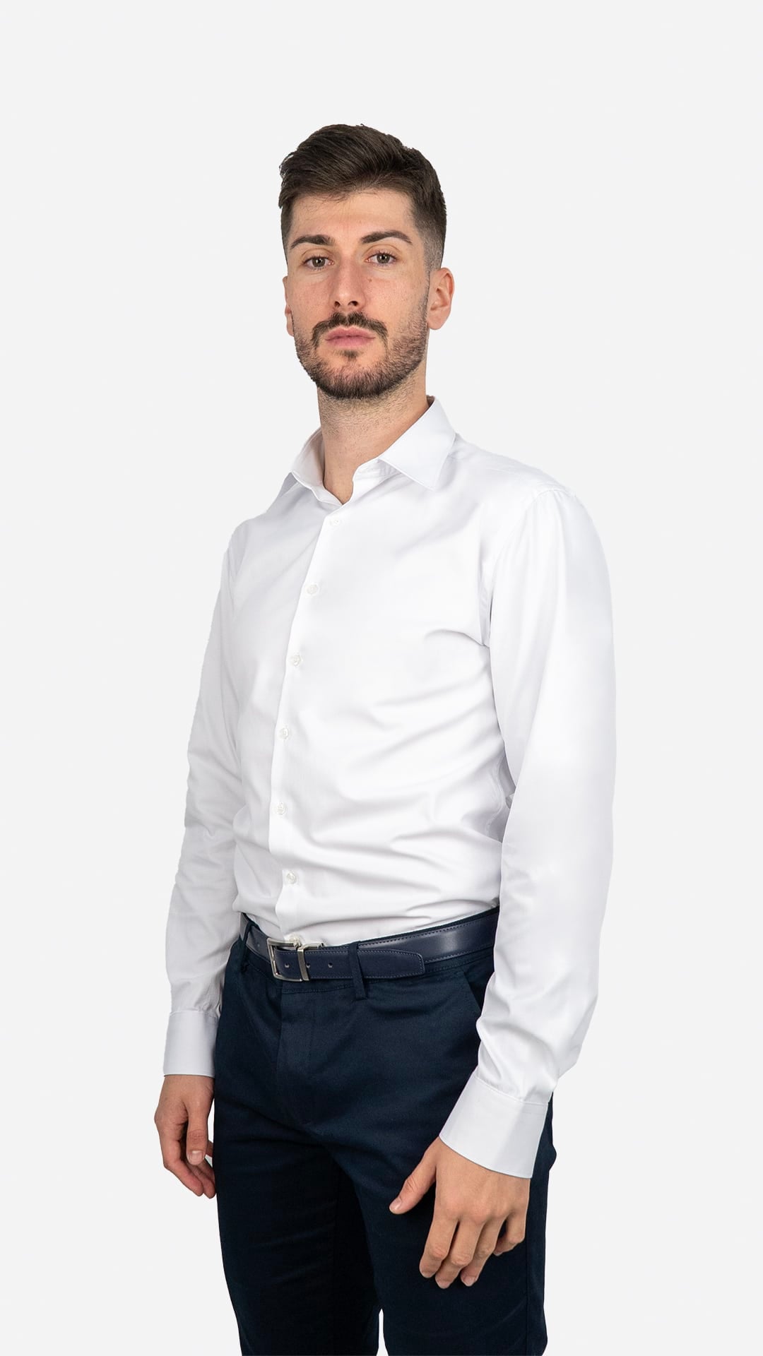 Camisa Clássica Slim Fit Branca