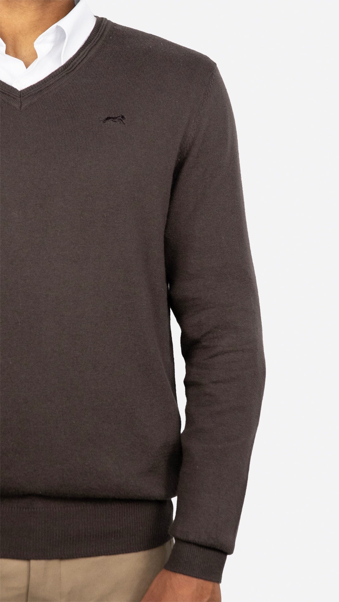 Camisola de Malha Castanha