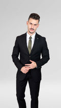 Fato Preto Extra Slim Fit
