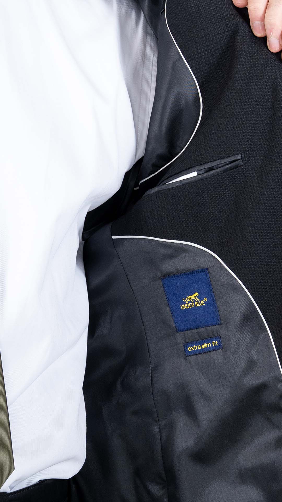Fato Preto Extra Slim Fit