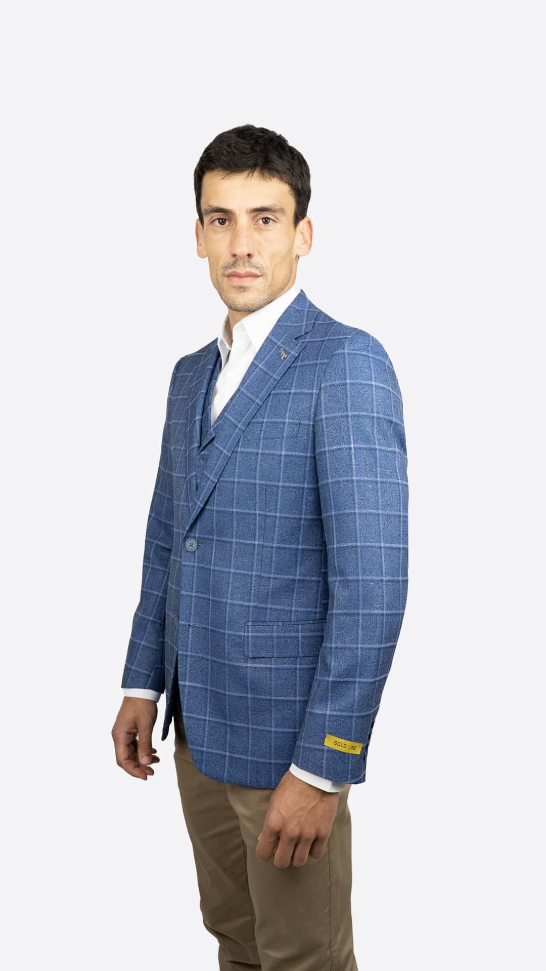 Blazer Xadrez Azul