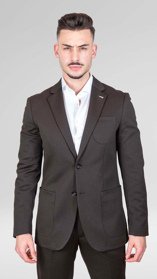 Blazer Castanho Básico