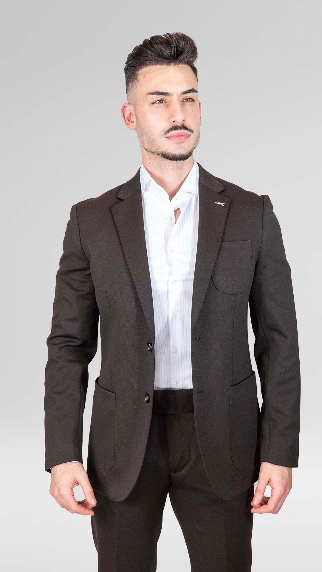 Blazer Castanho Básico