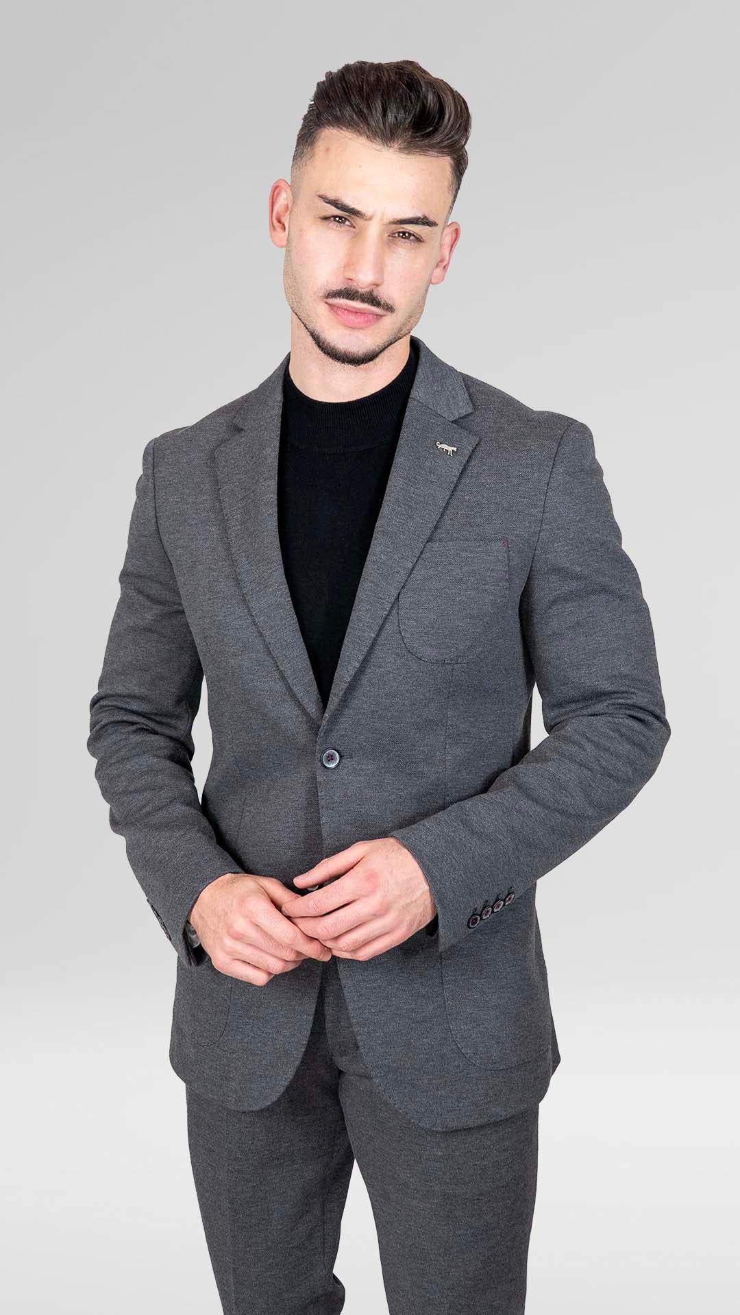 Blazer Cinza Básico