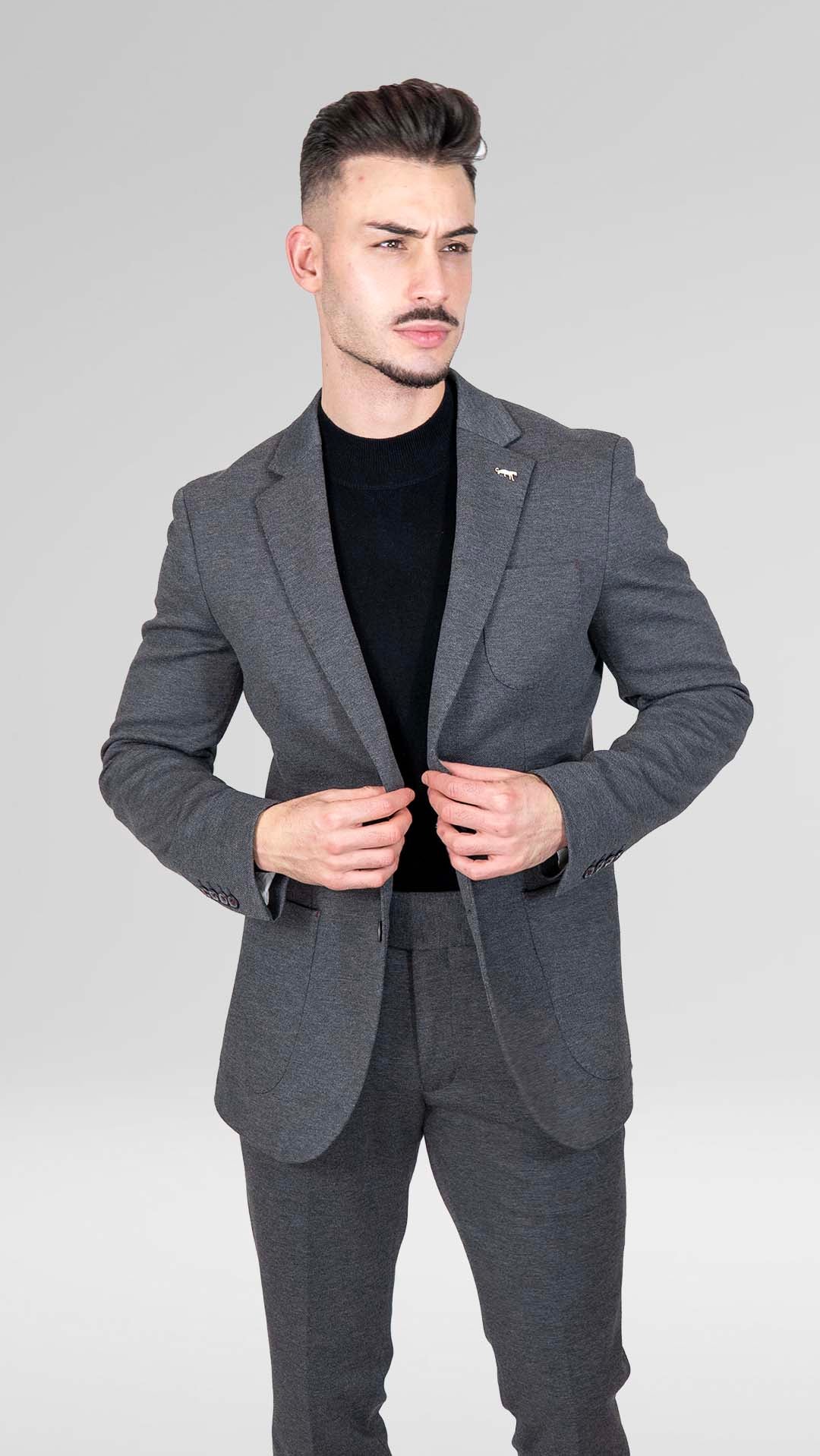 Blazer Cinza Básico