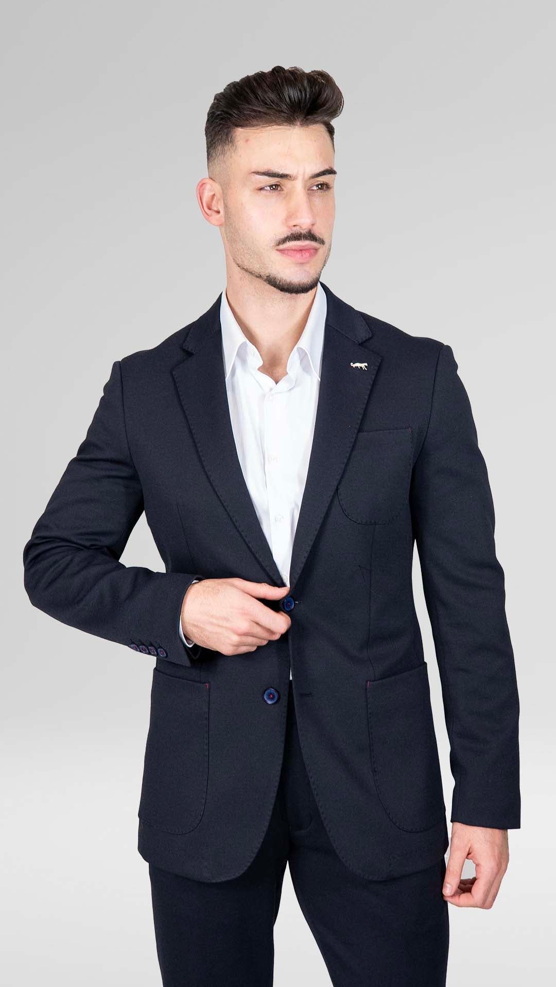 Blazer Azul Marinho Básico