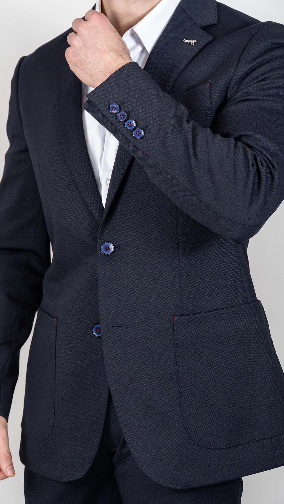 Blazer Azul Marinho Básico