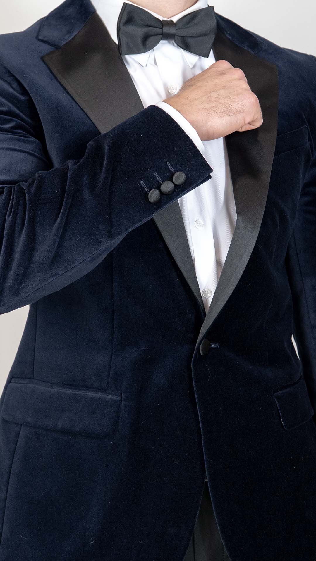 Blazer de Veludo Azul