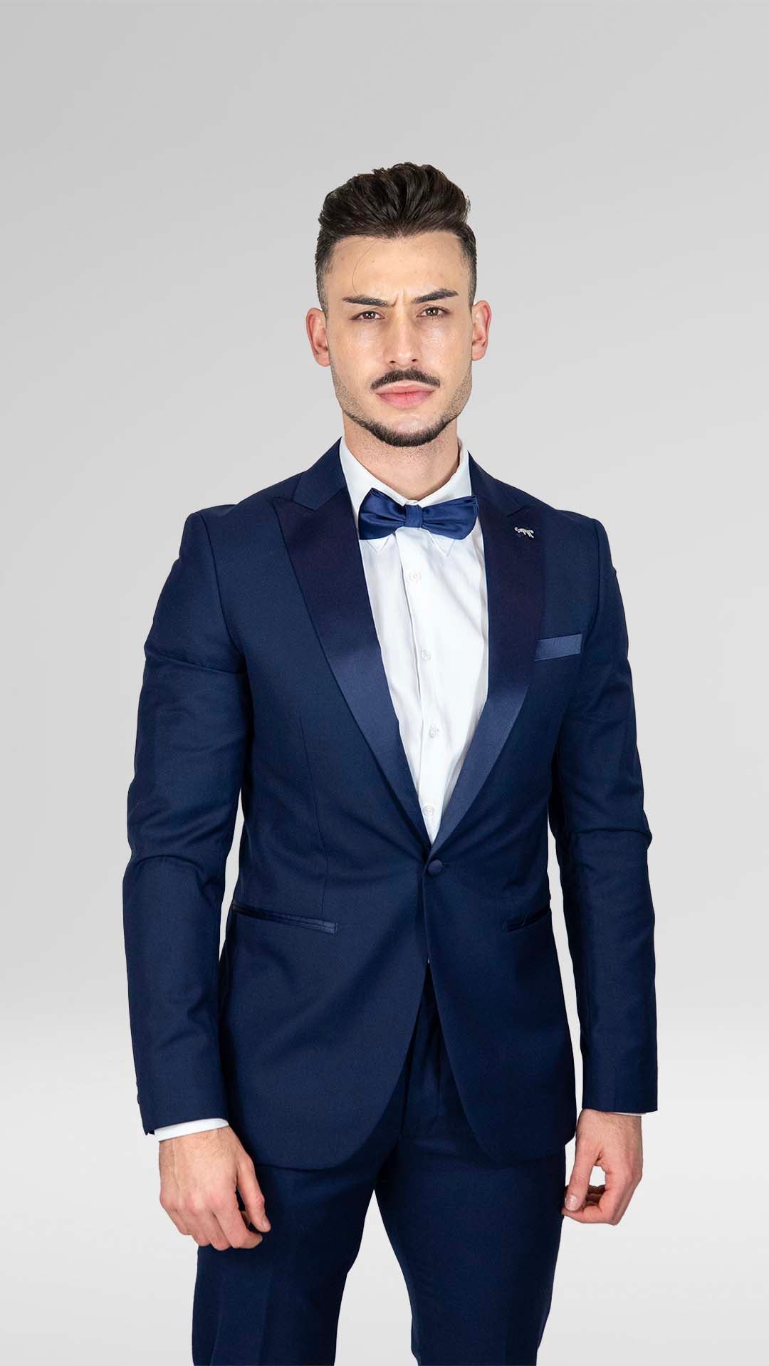 Smoking Slim Fit Azul