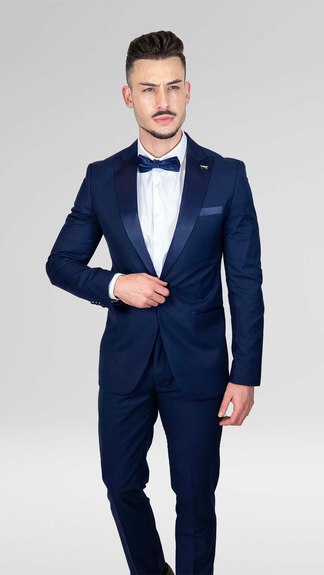 Smoking Slim Fit Azul