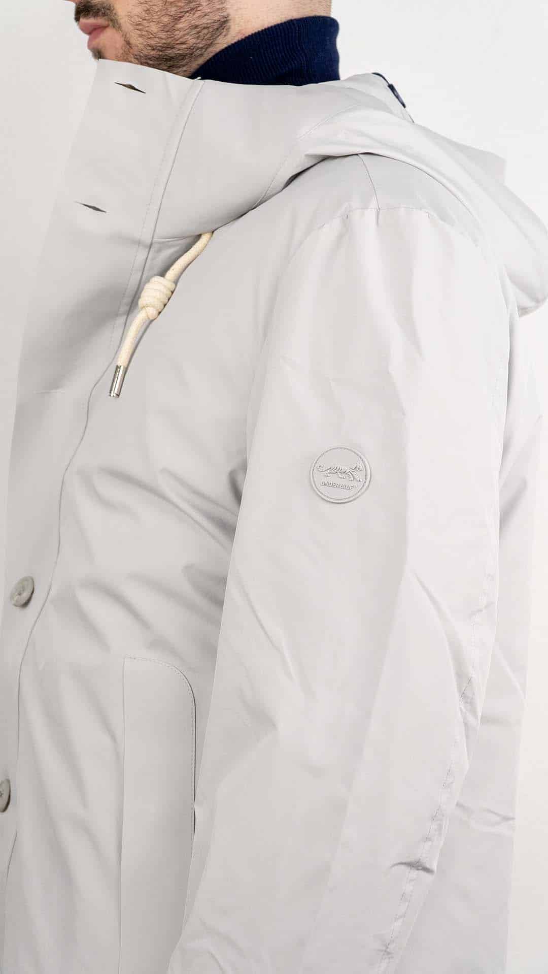 Parka com Colete Cinza