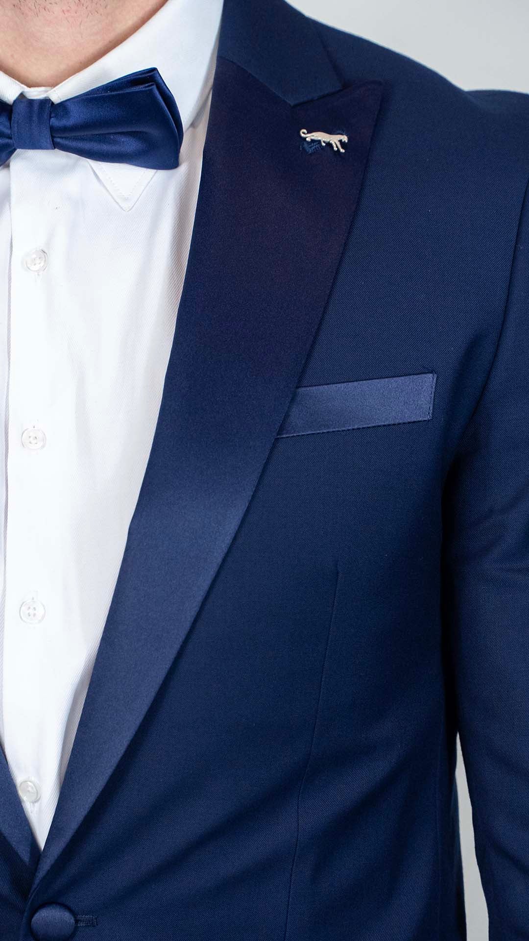 Smoking Slim Fit Azul