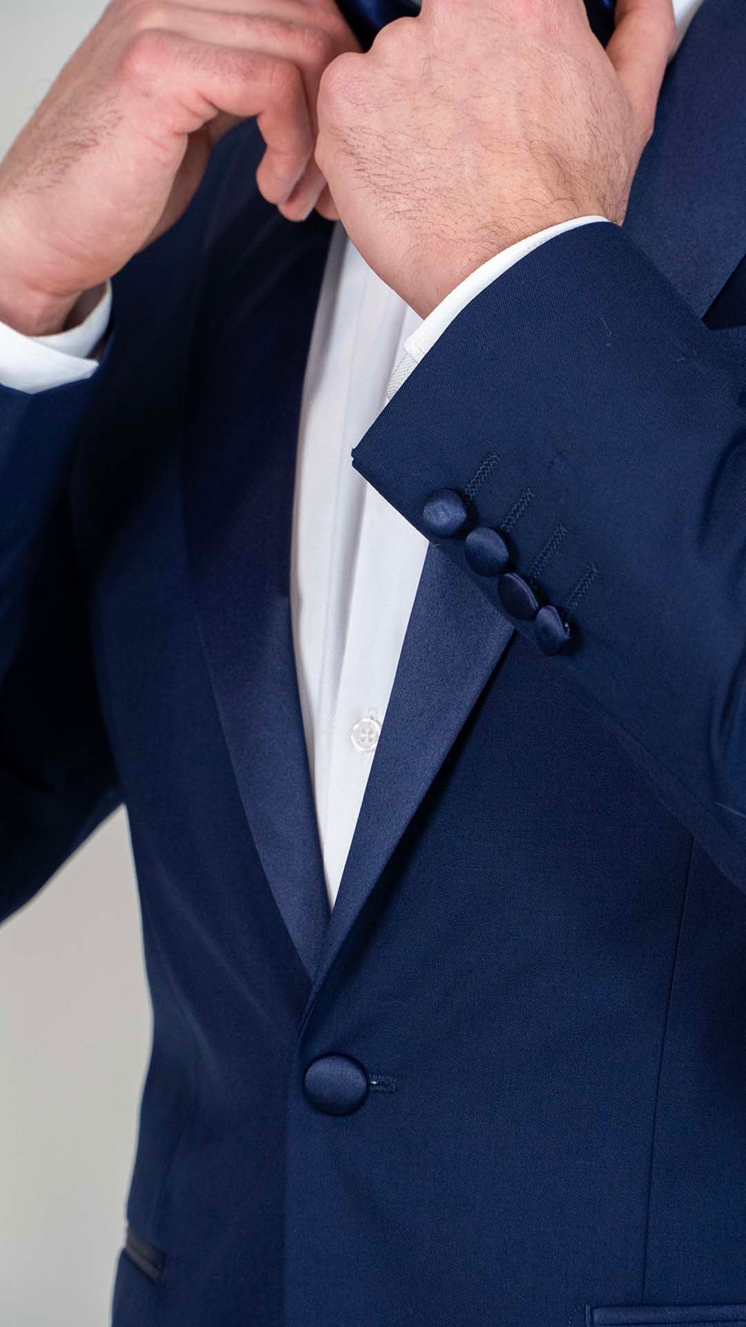 Smoking Slim Fit Azul