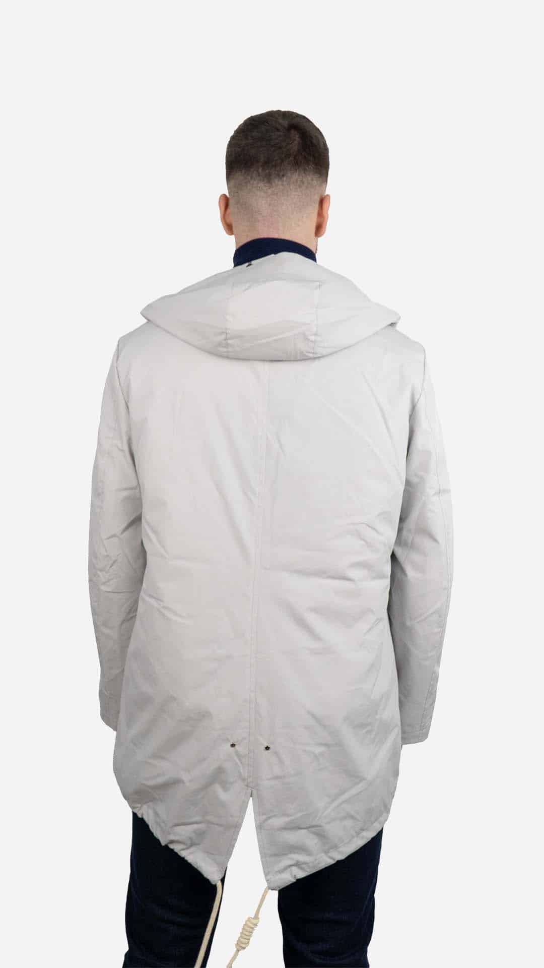 Parka com Colete Cinza