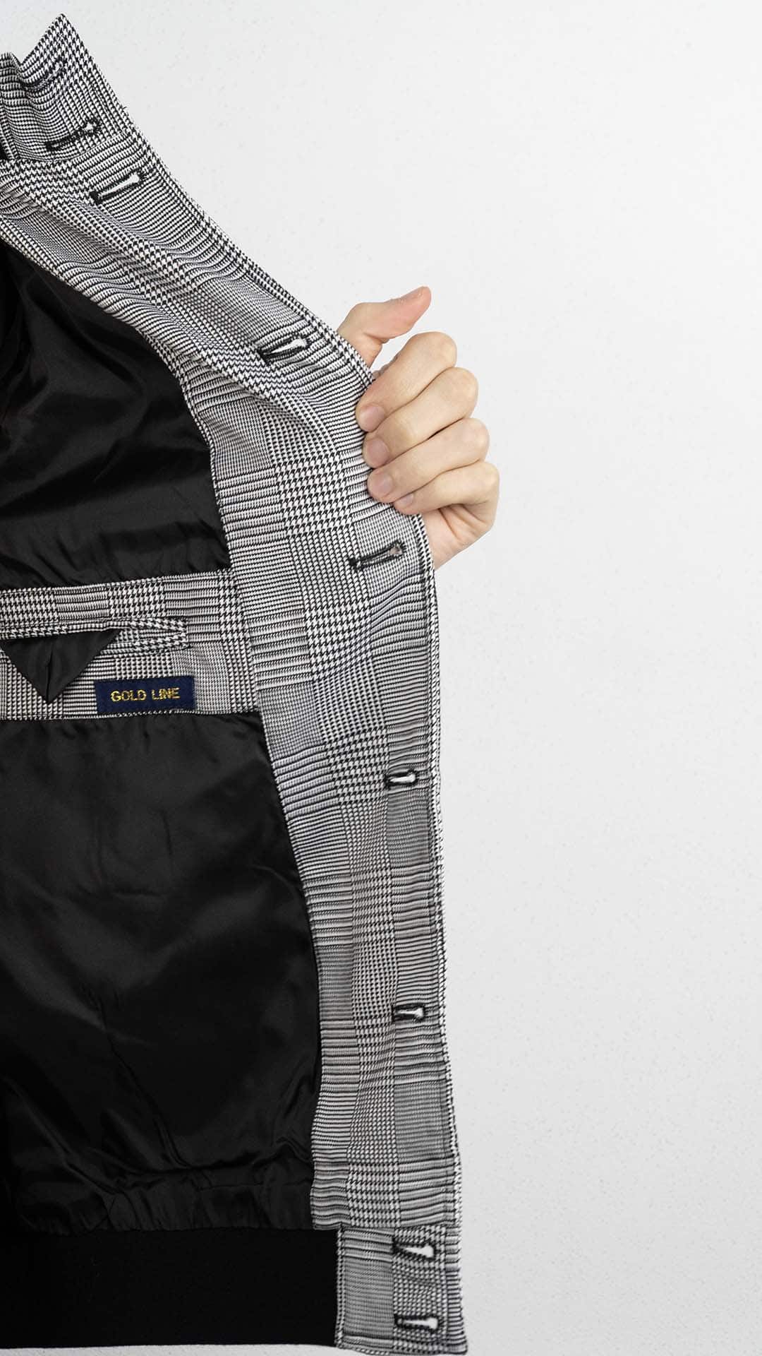 Bomber Cinza e Preto