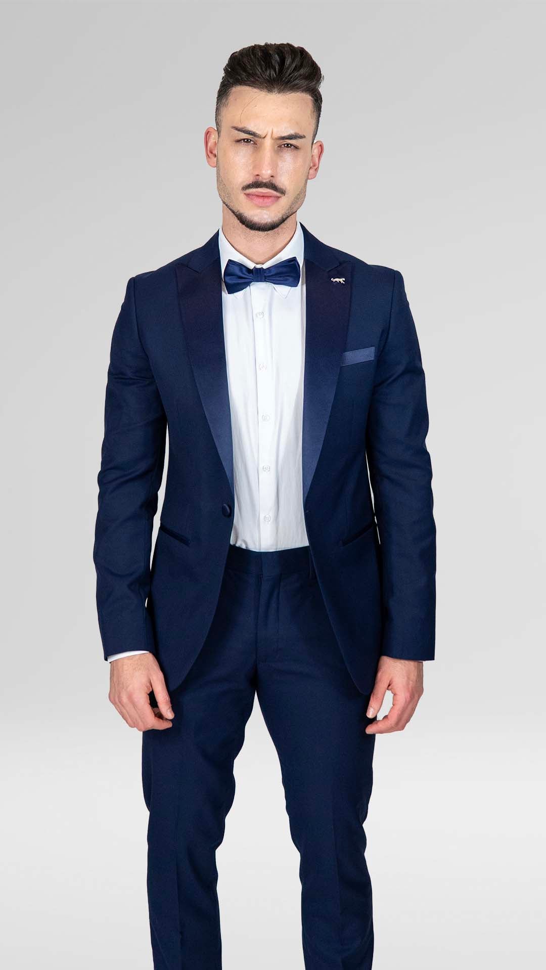 Smoking Slim Fit Azul