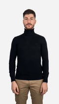 Camisola de Gola Alta Preta