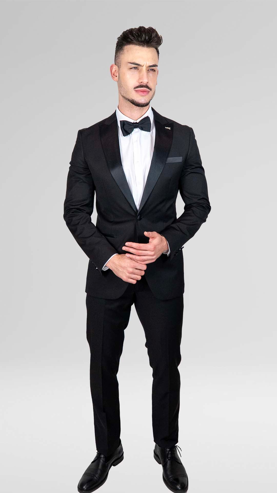 Smoking Slim Fit Preto