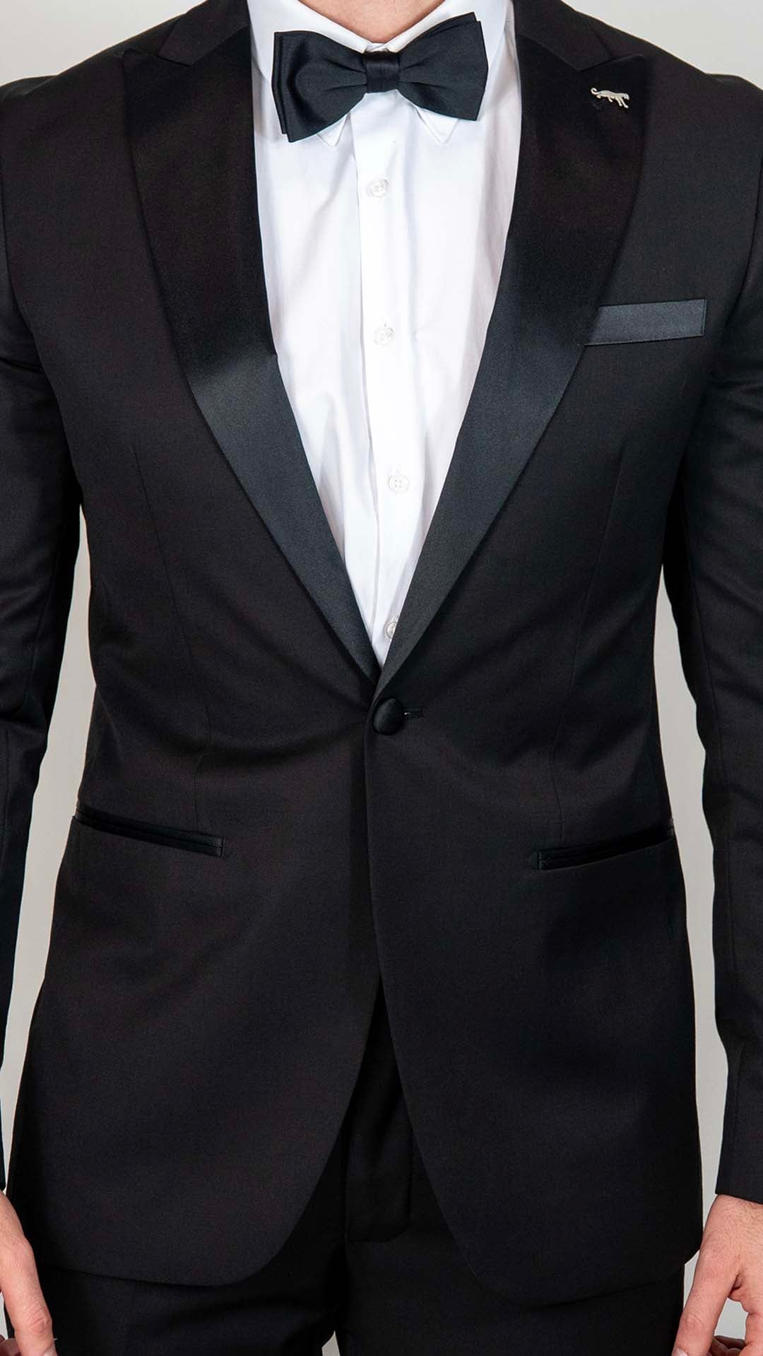 Smoking Slim Fit Preto