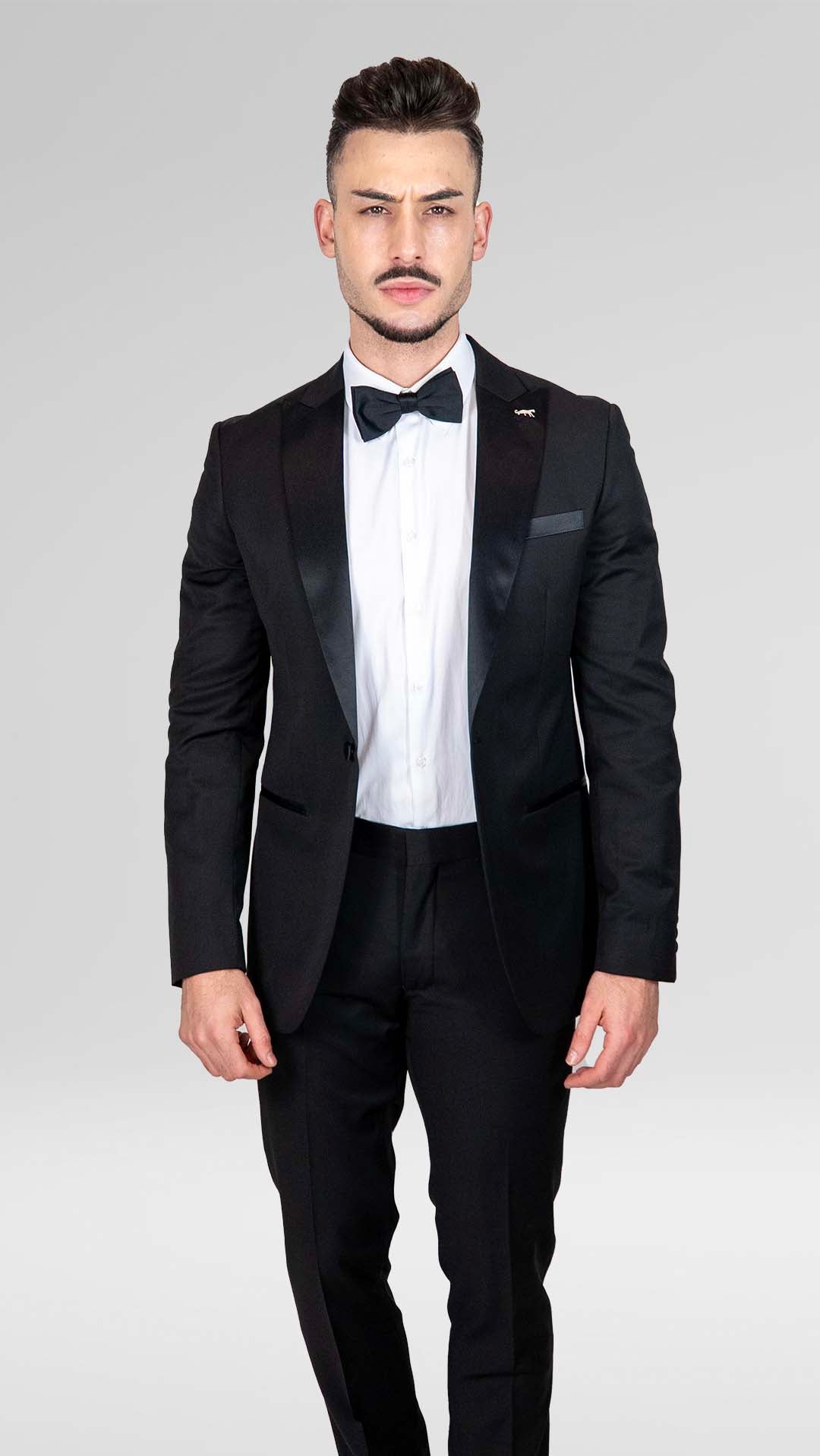 Smoking Slim Fit Preto