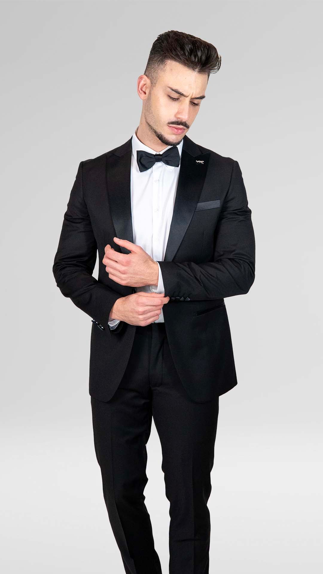 Smoking Slim Fit Preto