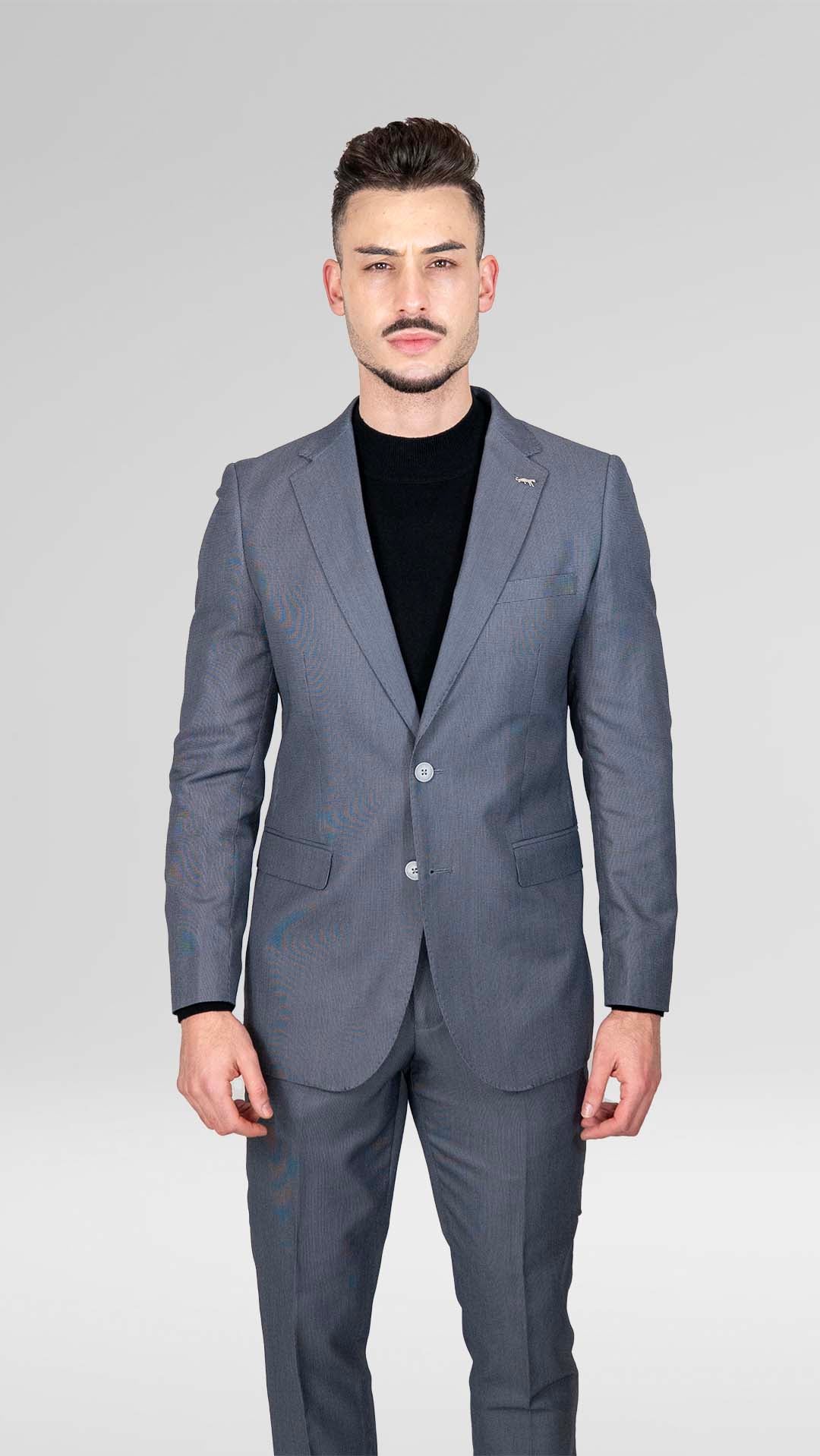 Fato Cinza Comfort