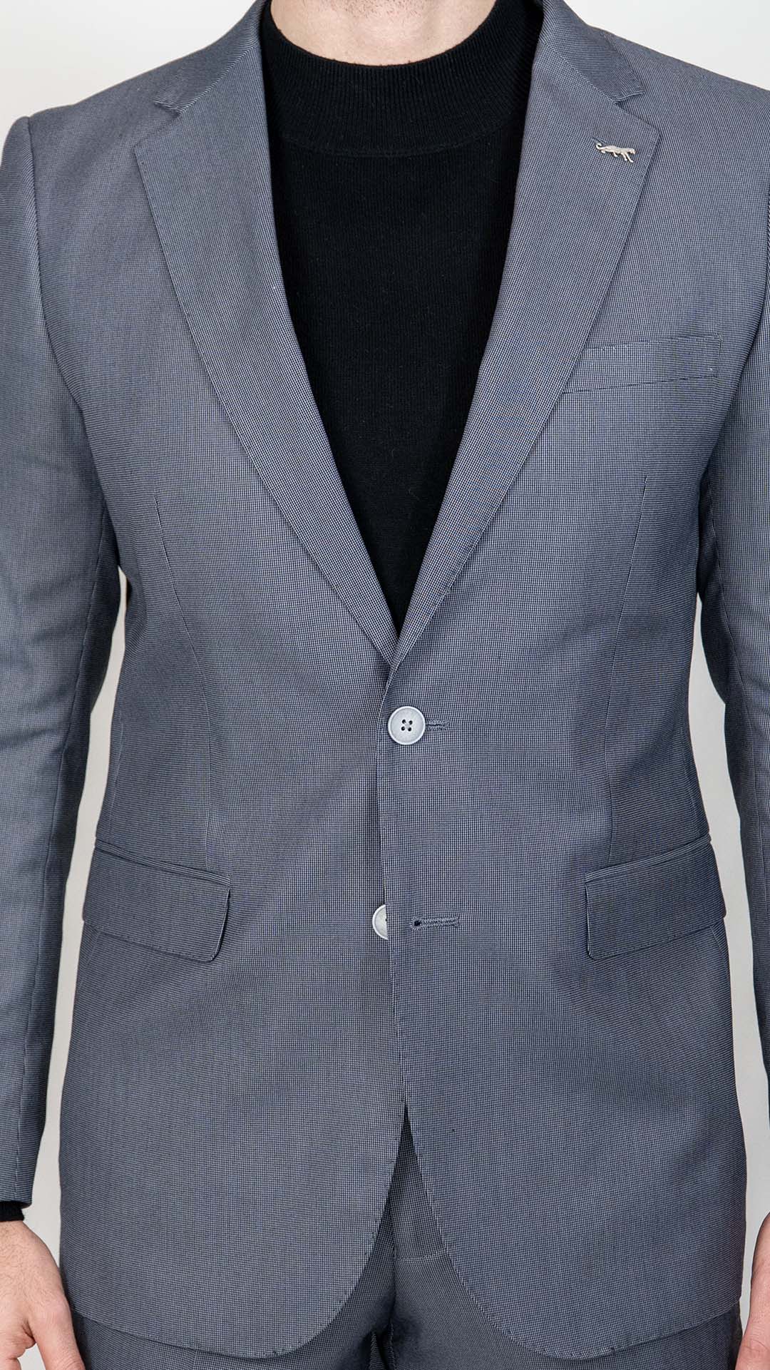 Fato Cinza Comfort