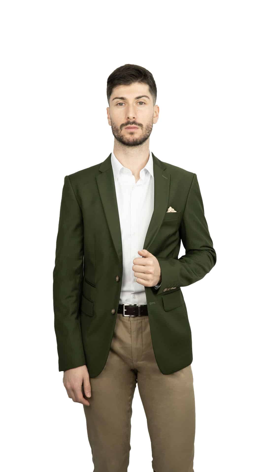 Blazer Slim Fit Verde