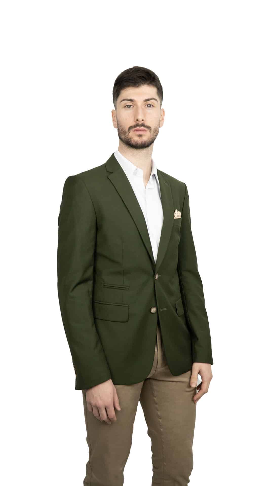 Blazer Slim Fit Verde