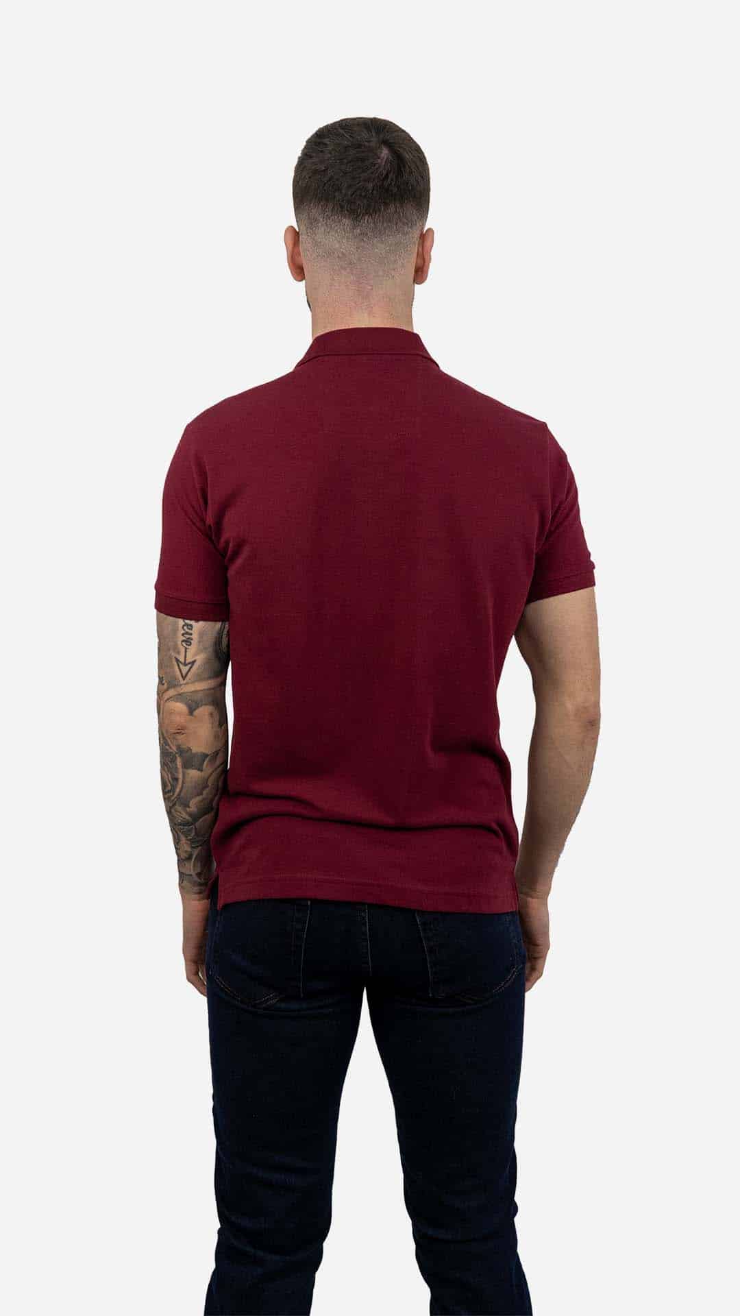 Pólo Básico Burgundy