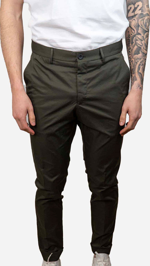 Calça clássica verde