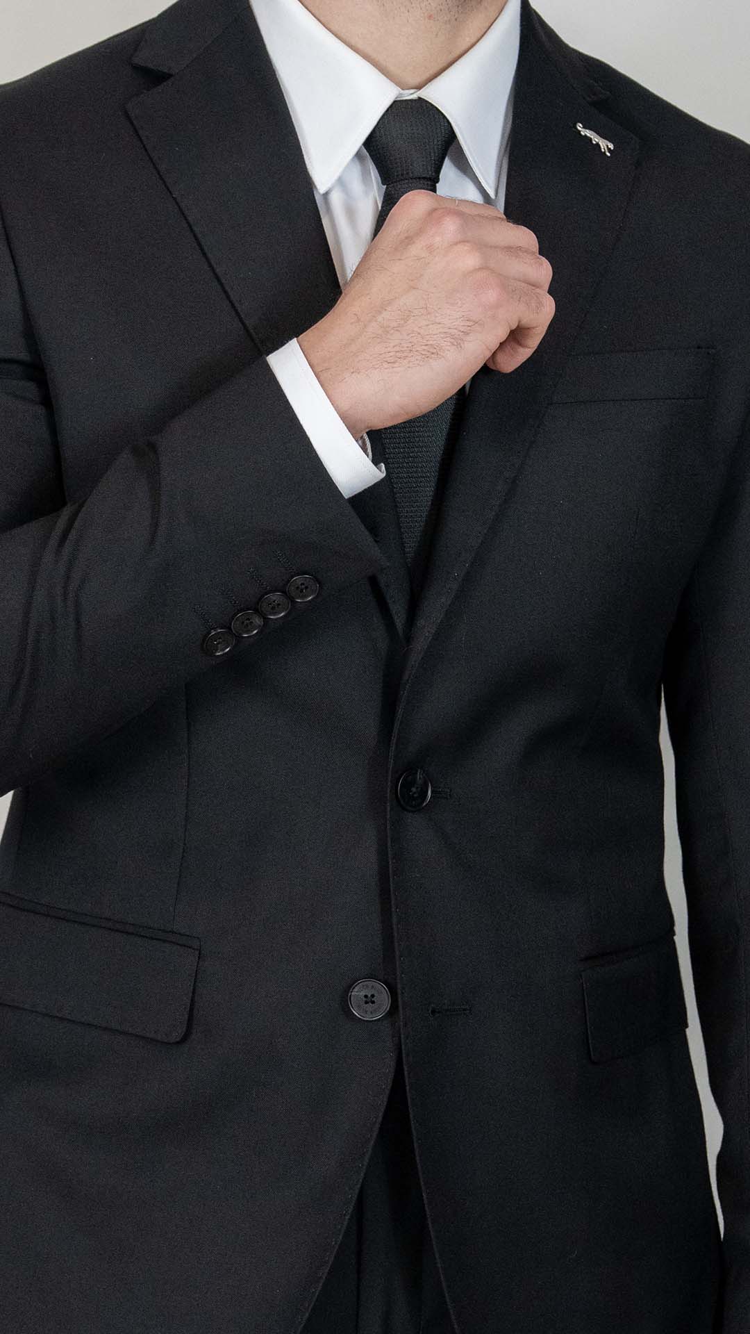 Fato Preto Slim Fit