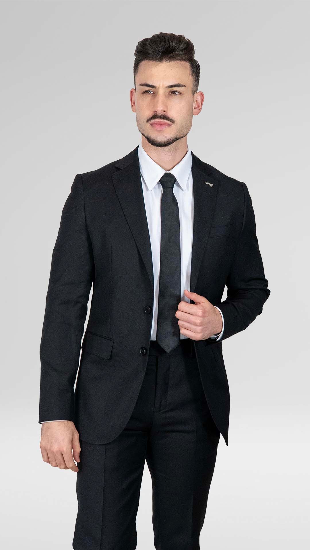 Fato Preto Slim Fit