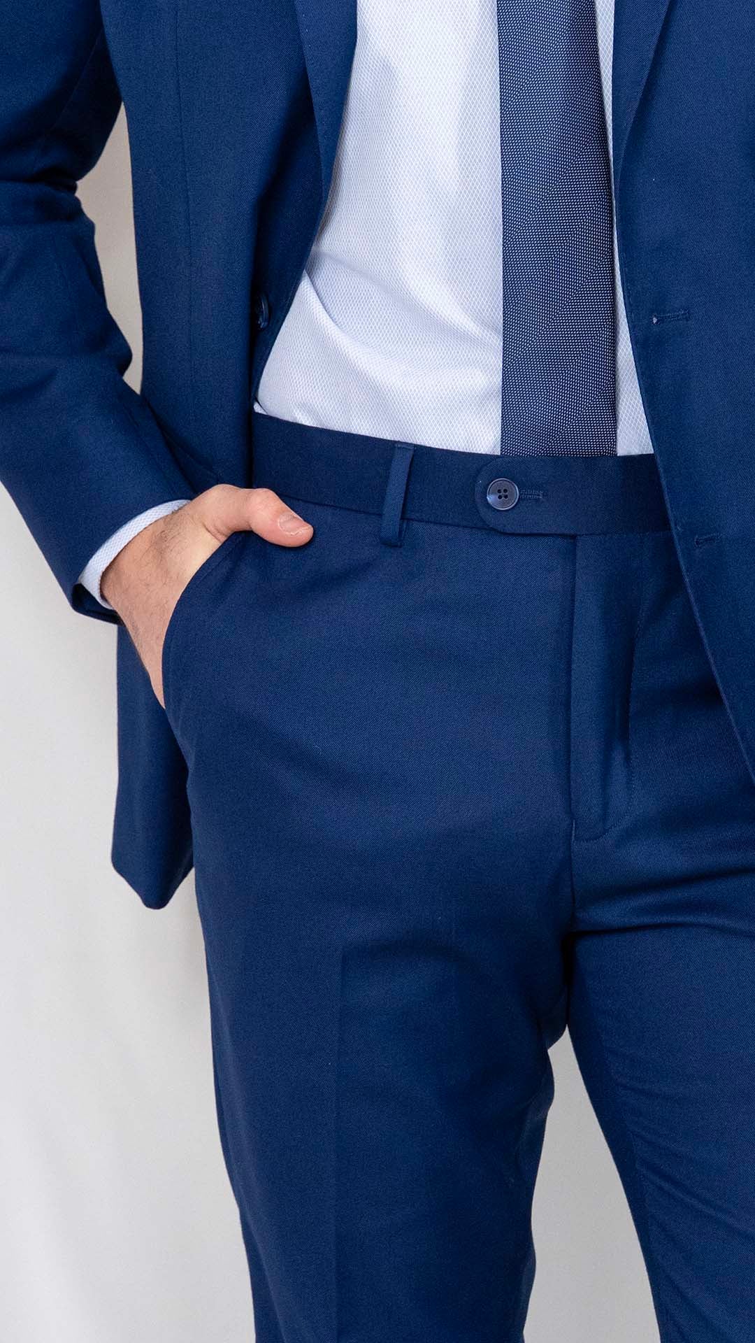 Fato Azul Slim Fit