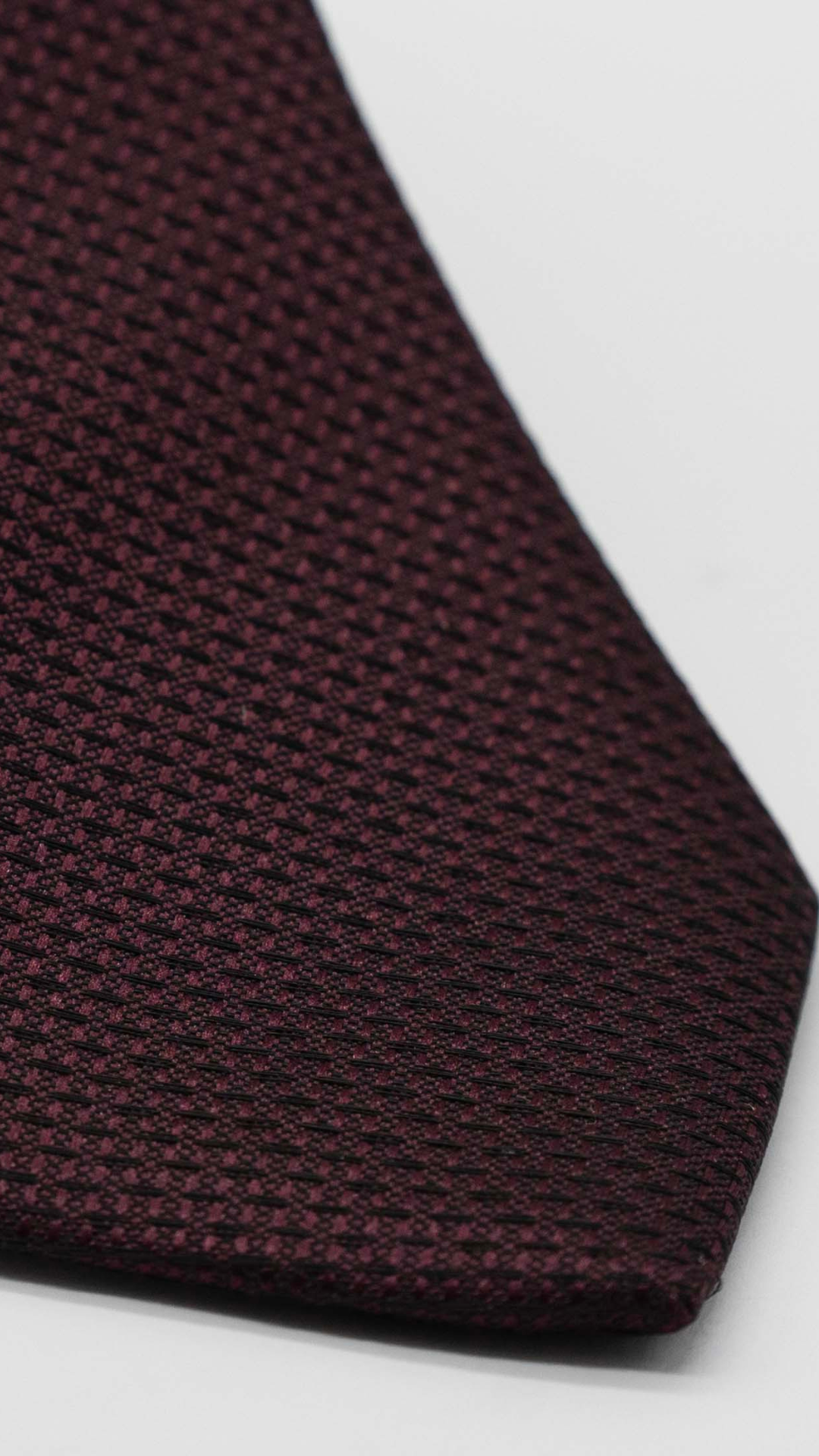 Gravata Skinny Burgundy Granulado