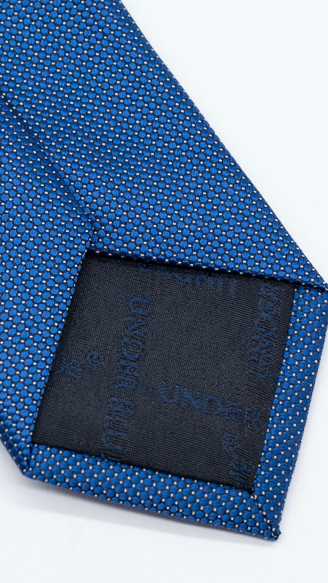 Gravata Skinny Azul Royal Pontilhado