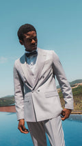 Fato de Casamento Cinzento