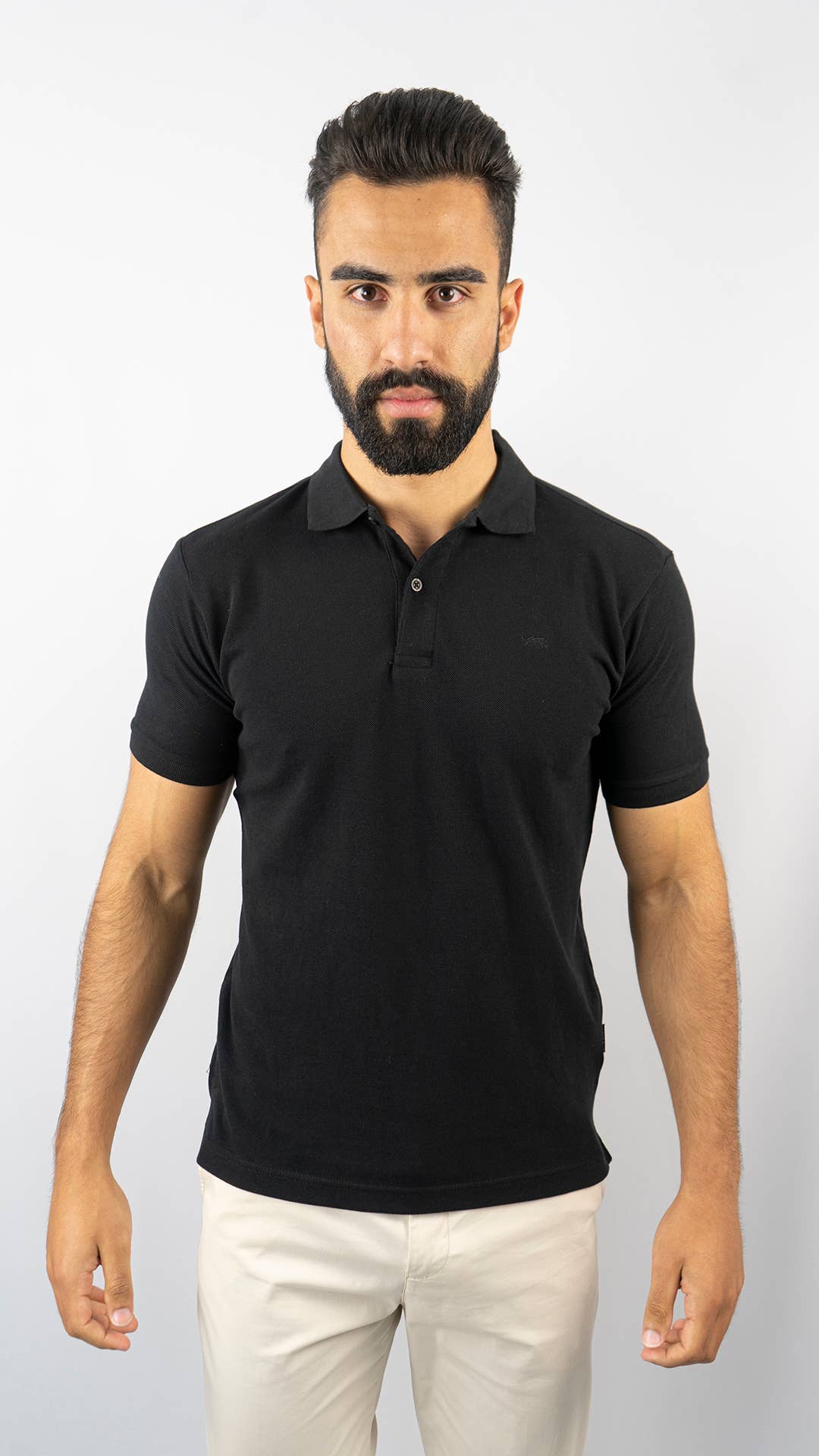 Pólo básico preto